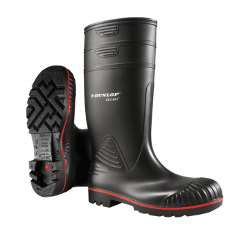 KALOSZE DUNLOP ACIFORT HEAVY DUTY FULL SAFETY S5 SRA - CZARNY