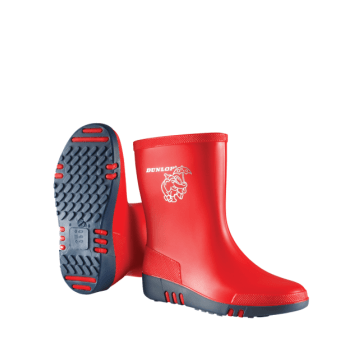 KALOSZE DUNLOP MINI DZIECIĘCE - CZERWONY