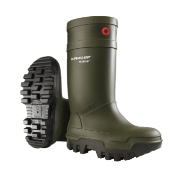 KALOSZE DUNLOP PUROFORT THERMO+ FULL SAFETY S5 - ZIELONY-CZARNY