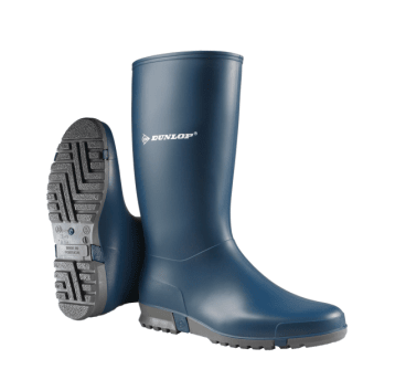 KALOSZE DUNLOP SPORT - NIEBIESKI-SZARY