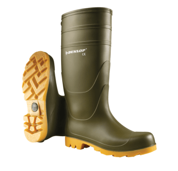 KALOSZE DUNLOP UNIVERSAL - ZIELONY-ŻÓŁTY