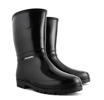 KALOSZE RAINNY BLACK MŁODZIEŻ.