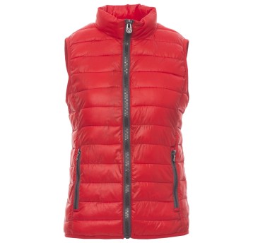 KAMIZELKA CASUALOWA CASUAL LADY - CZERWONY-SZARY