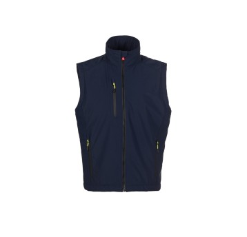 KAMIZELKA OCIEPLANA SOFTSHELL MĘSKA CREEK PAD VEST ULTRALITE - GRANATOWY/CZARNY