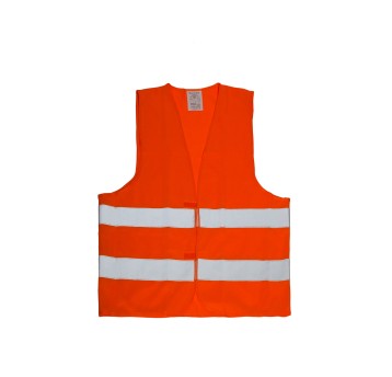 KAMIZELKA ODBLASKOWA OSTRZEGAWCZA POMARAŃCZOWA PROKAM ORANGE-