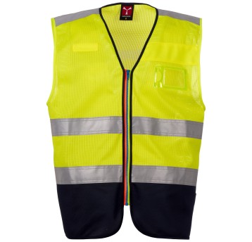 KAMIZELKA ROBOCZA ACK MESH - ŻÓŁTY FLUO-GRANATOWY