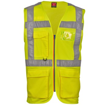 KAMIZELKA ROBOCZA EXTRA - ŻÓŁTY FLUO