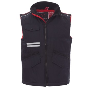 KAMIZELKA ROBOCZA MIG 2.0 - GRANATOWY-CZERWONY