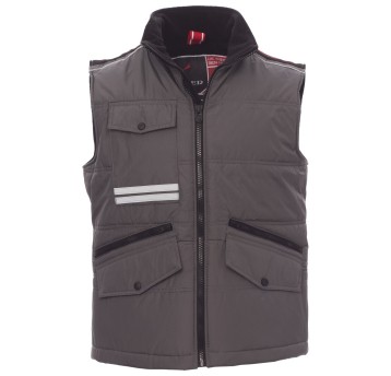 KAMIZELKA ROBOCZA MIG 2.0 - ZADYMIONY-CZARNY