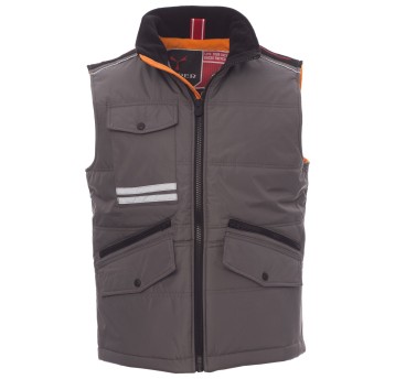 KAMIZELKA ROBOCZA MIG 2.0 - ZADYMIONY-POMARAŃCZOWY