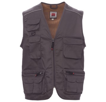 KAMIZELKA ROBOCZA POCKET - ZADYMIONY