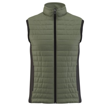 KAMIZELKA ROBOCZA SUBWAY - ZIELONY WOJSKOWY-CZARNY