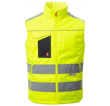 KAMIZELKA ROBOCZA TASK - ŻÓŁTY FLUO-GRANATOWY