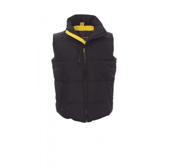 KAMIZELKA ROZPINANA UNISEX DAYTONA - CZARNY/ŻÓŁTY