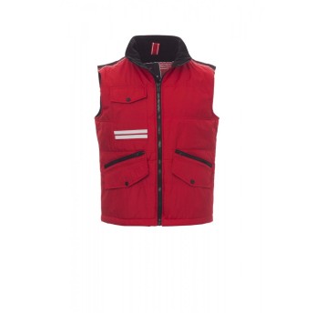 KAMIZELKA ROZPINANA UNISEX MIG 2.0 - CZERWONY/CZARNY