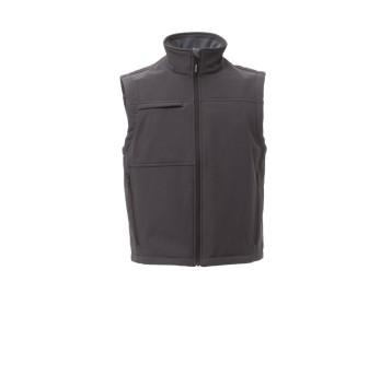 KAMIZELKA SOFTSHELL MĘSKA BERING - ANTRACYTOWY