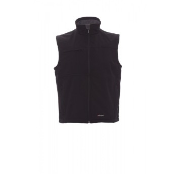KAMIZELKA SOFTSHELL MĘSKA BERING - CZARNY