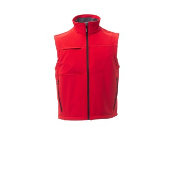 KAMIZELKA SOFTSHELL MĘSKA BERING - CZERWONY
