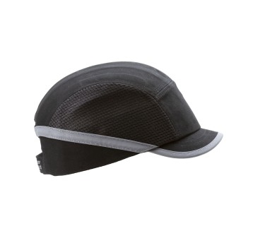 KASK LEKKI COVERGUARD Z DASZKIEM 3CM WENTYLOWANY - CZARNY