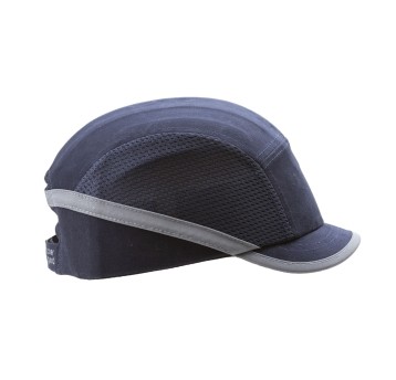 KASK LEKKI COVERGUARD Z DASZKIEM 3CM WENTYLOWANY - GRANATOWY