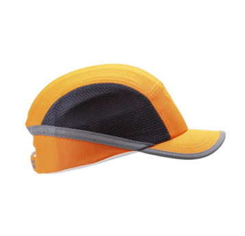KASK LEKKI HV Z DASZKIEM WENTYLOWANY - POMARAŃCZOWY