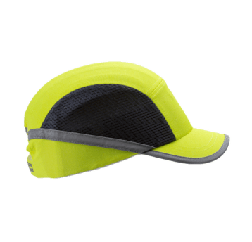 KASK LEKKI HV Z DASZKIEM WENTYLOWANY - ŻÓŁTY