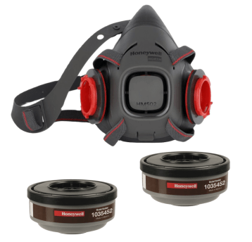 KOMPLET - PÓŁMASKA HONEYWELL NORTH HM502B+ NORTH A1