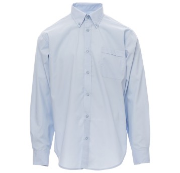 KOSZULA DŁUGI RĘKAW ELEGANCE - LAZUROWY