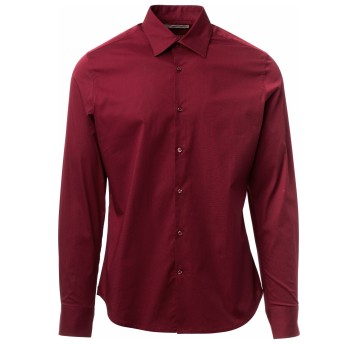 KOSZULA DŁUGI RĘKAW FLORENTIA - BORDOWY