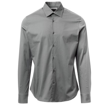 KOSZULA DŁUGI RĘKAW FLORENTIA - JASNOSZARY