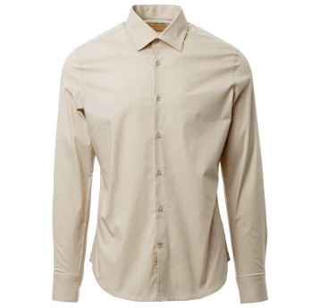 KOSZULA DŁUGI RĘKAW FLORENTIA - WYDMOWY BEŻ