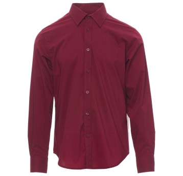 KOSZULA DŁUGI RĘKAW IMAGE - BORDOWY