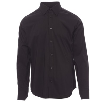 KOSZULA DŁUGI RĘKAW IMAGE - CZARNY