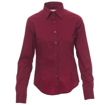 KOSZULA DŁUGI RĘKAW IMAGE LADY - BORDOWY