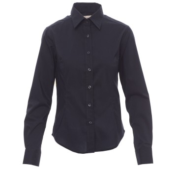 KOSZULA DŁUGI RĘKAW IMAGE LADY - GRANATOWY