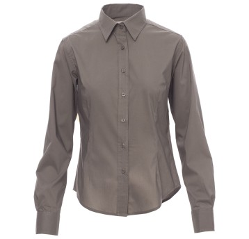 KOSZULA DŁUGI RĘKAW IMAGE LADY - SZARY STALOWY