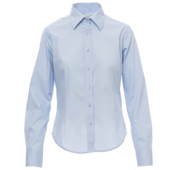 KOSZULA DŁUGI RĘKAW MANAGER LADY - LAZUROWY