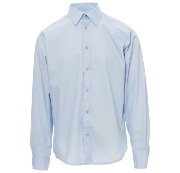 KOSZULA DŁUGI RĘKAW MANAGER - LAZUROWY