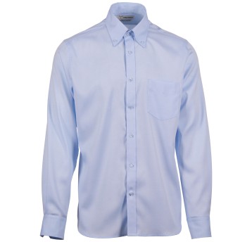 KOSZULA DŁUGI RĘKAW ROMAE - POCHMURNY JASNONIEBIESKI