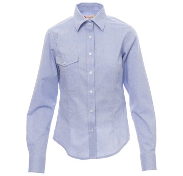 KOSZULA DŁUGI RĘKAW SPECIALIST LADY - LAZUROWY