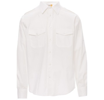 KOSZULA DŁUGI RĘKAW TROPHY - BIAŁY