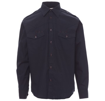 KOSZULA DŁUGI RĘKAW TROPHY - GRANATOWY