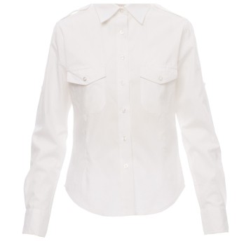 KOSZULA DŁUGI RĘKAW TROPHY LADY - BIAŁY