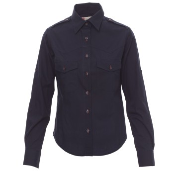 KOSZULA DŁUGI RĘKAW TROPHY LADY - GRANATOWY