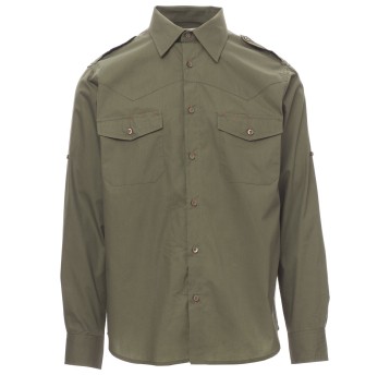 KOSZULA DŁUGI RĘKAW TROPHY - ZIELONY WOJSKOWY