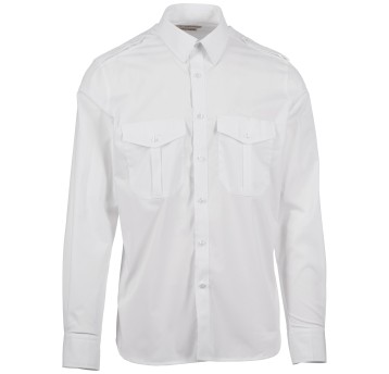 KOSZULA DŁUGI RĘKAW VIRTUTE - BIAŁY