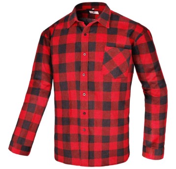 KOSZULA FLANELOWA FLANCO CZERWONA
