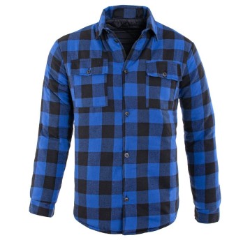 KOSZULA FLANELOWA OCIEPLANA NIEBIESKA