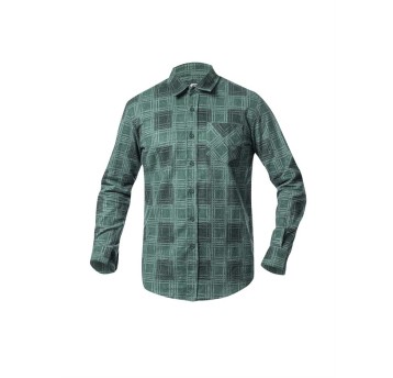 KOSZULA FLANELOWA URBAN - ZIELONY