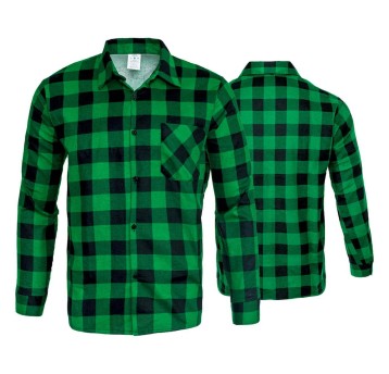 KOSZULA FLANELOWA ZIELONA